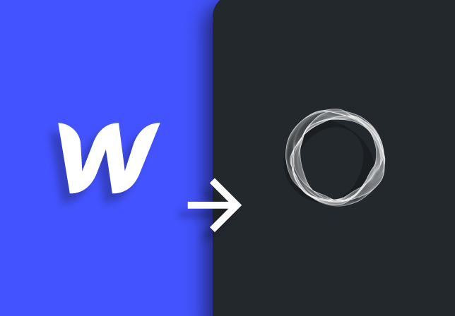 Webflow to Ghost