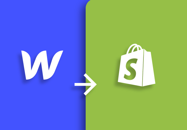 webflow to shopify