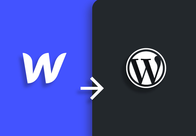 webflow to wordpress